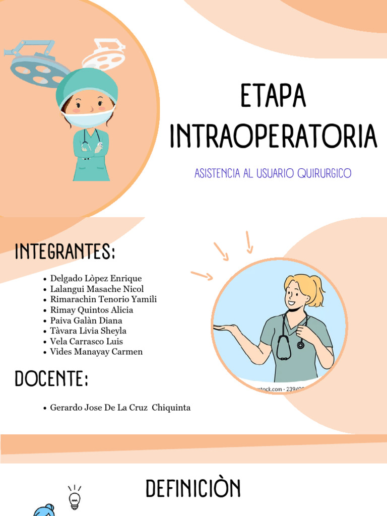 Intra Operator i A | PDF | Cirugía | Anestesia