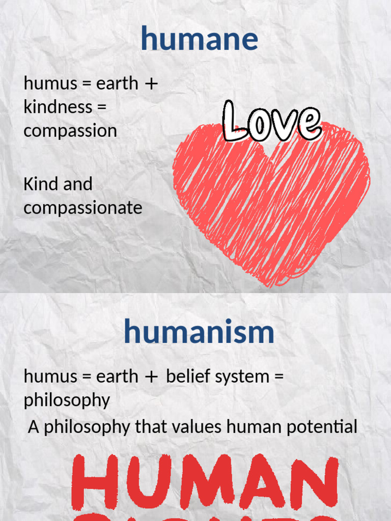 Understanding Human-Related Terms | PDF