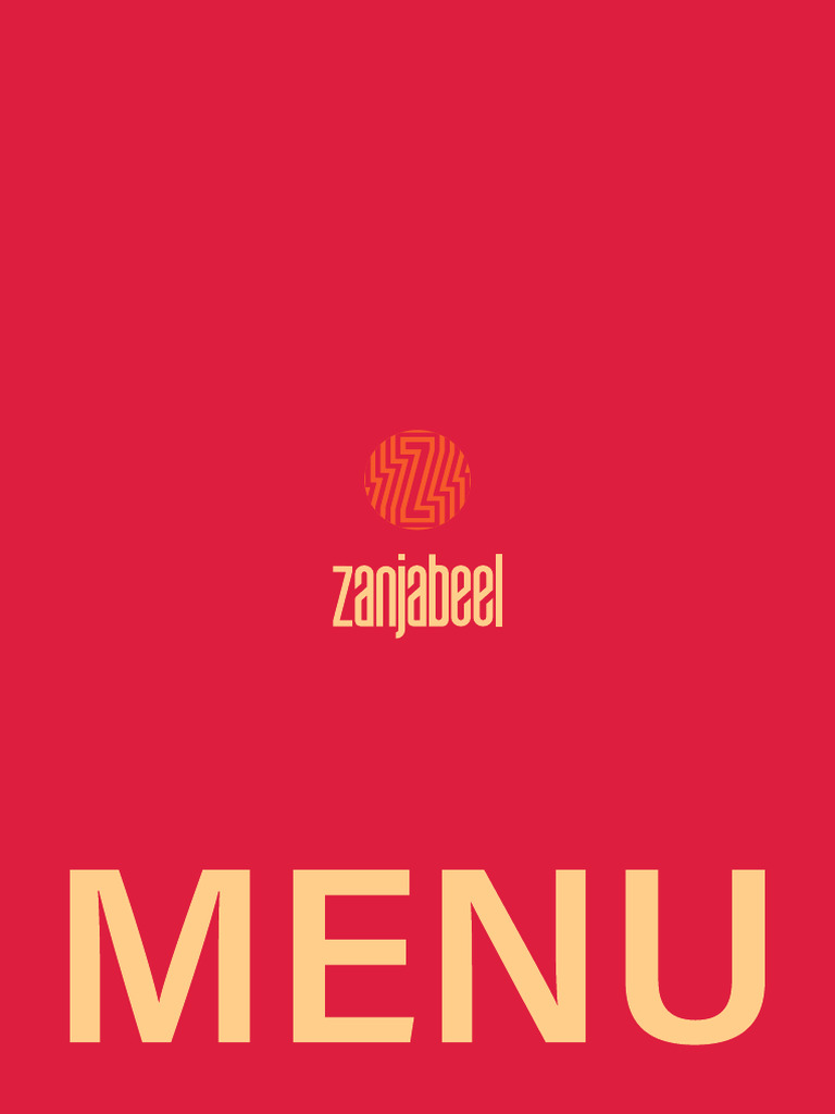 Zanjabheel Menu | PDF