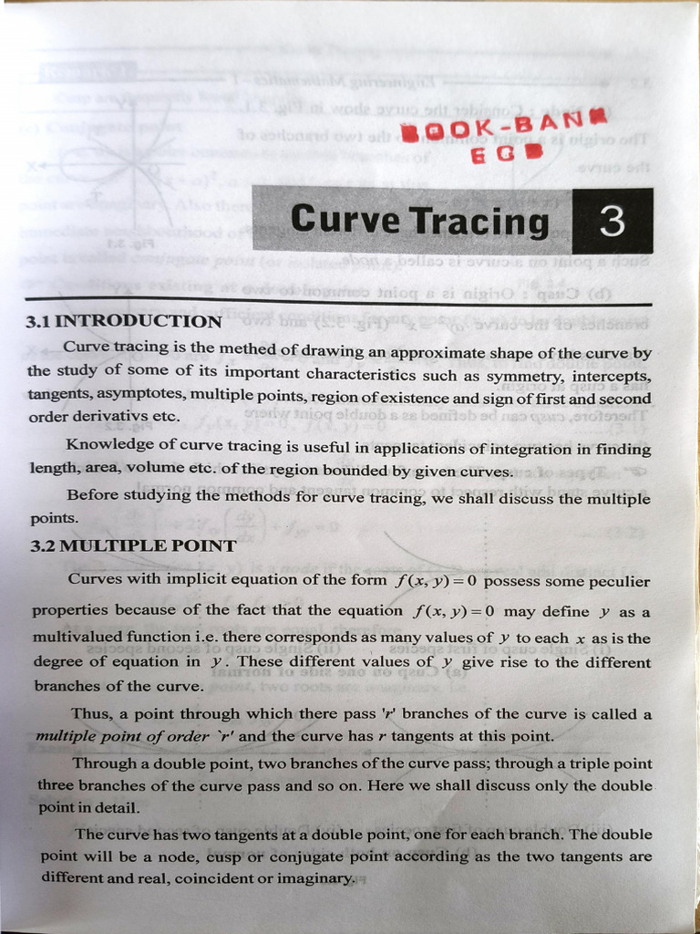 Curve Tracing | PDF