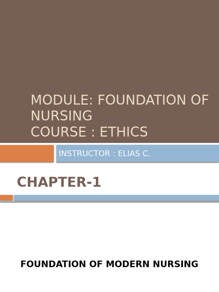 Ethics Chapter 1 and 2 | PDF | System | Value (Ethics)