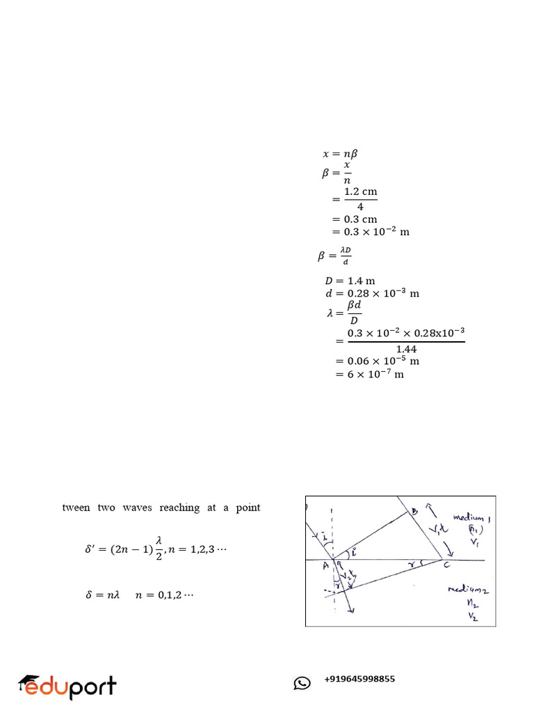 P2 P10 Wave Optics PYQ0602152055caieih | PDF | Waves | Polarization (Waves)