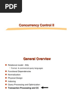 Concurrency Control II