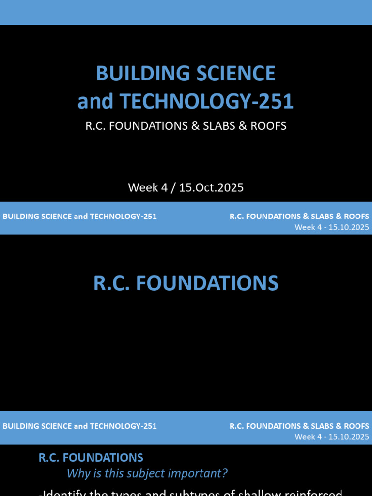 R.C. Foundations: Types & Functions | PDF | Foundation (Engineering ...