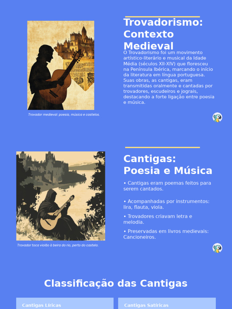 Cantigas Trovadorescas: Poesia e Música | PDF | Poesia lírica