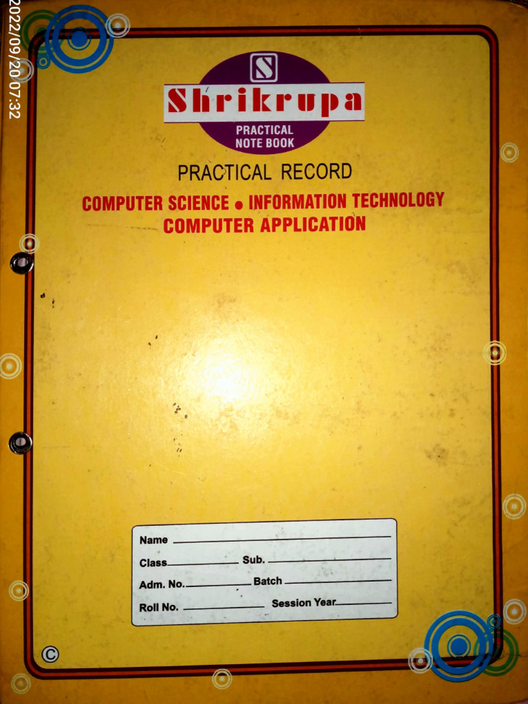 CS 1 Practical | PDF