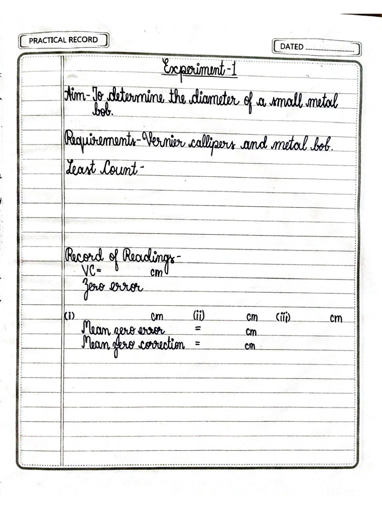 Physics Project '25 | PDF