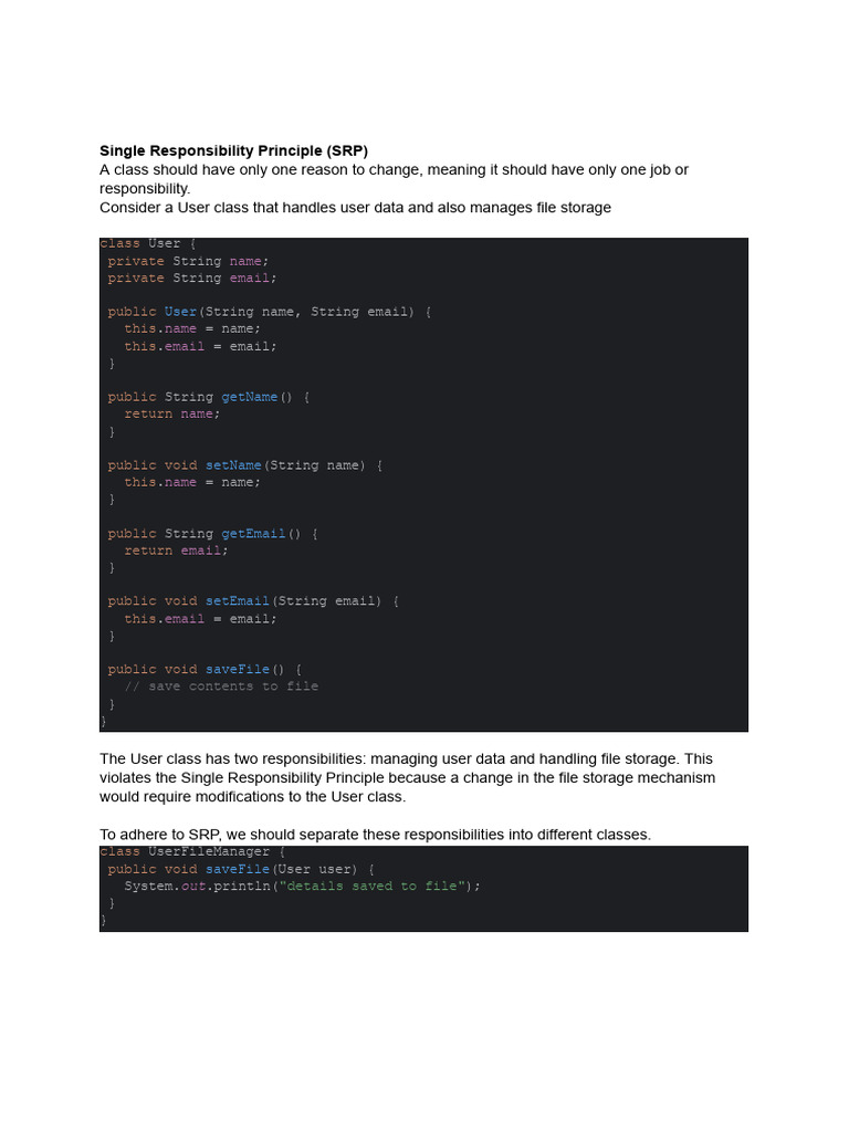 Solid Principles.pdf | PDF | Image Scanner | Interface (Computing)