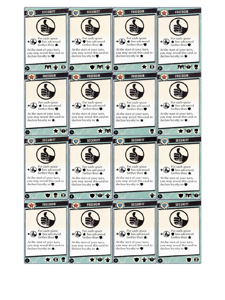 Fallout - The Boardgame - Cards PNP Cleaned | PDF