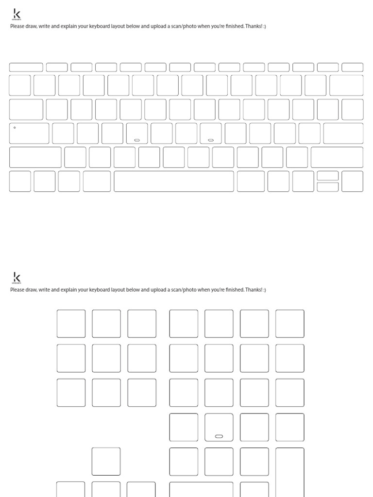 Keyboard Template | PDF