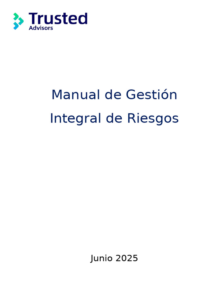 B. Manual Politicas y Gestion de Riesgo Valcapital (Formato) | PDF ...