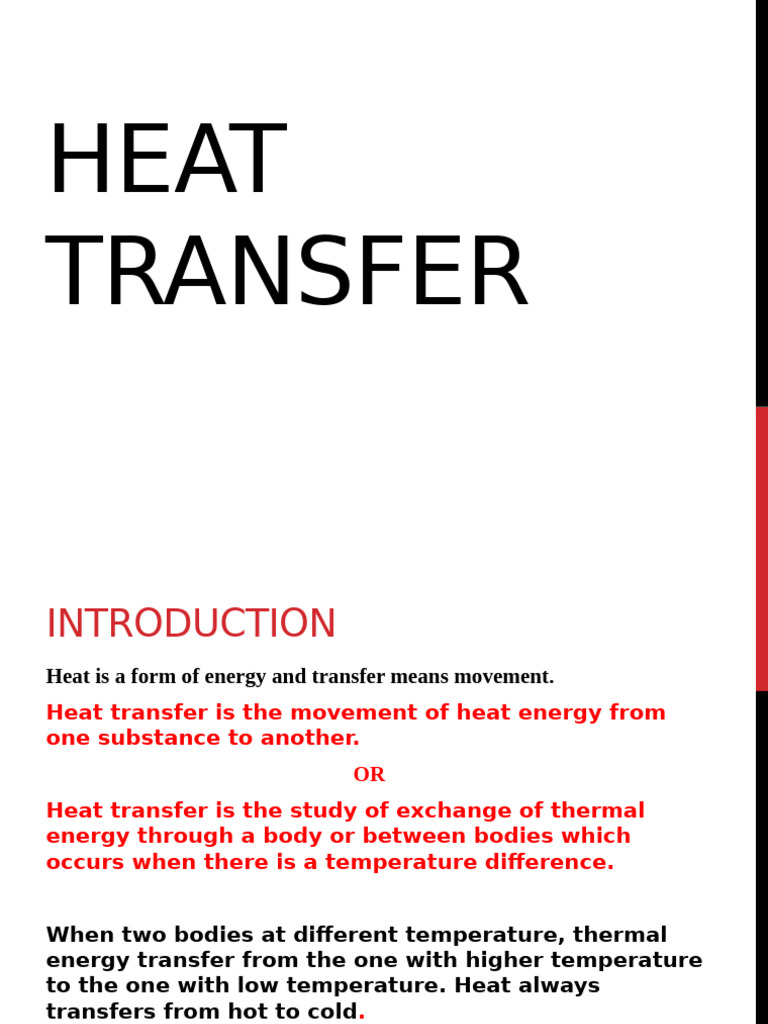 Understanding Heat Transfer Methods | PDF | Heat Transfer | Thermal ...