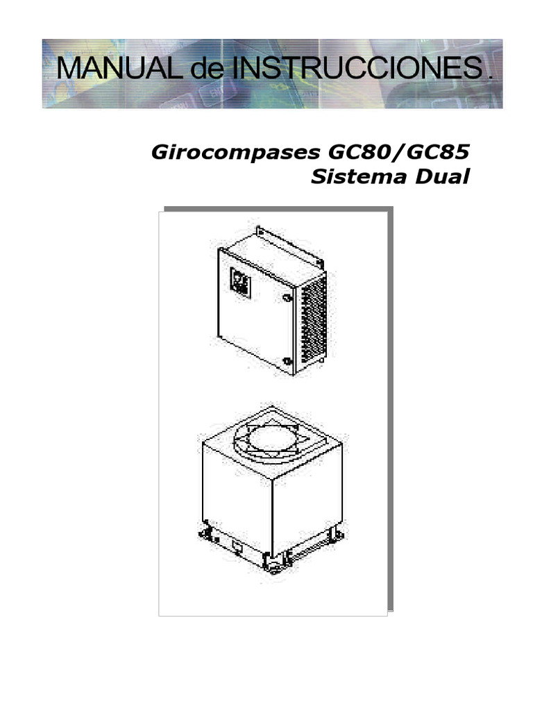 Manual de Girocompases Simrad GC80/GC85 | PDF | Sistema de ...