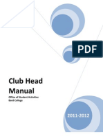 Club Head Manual '11