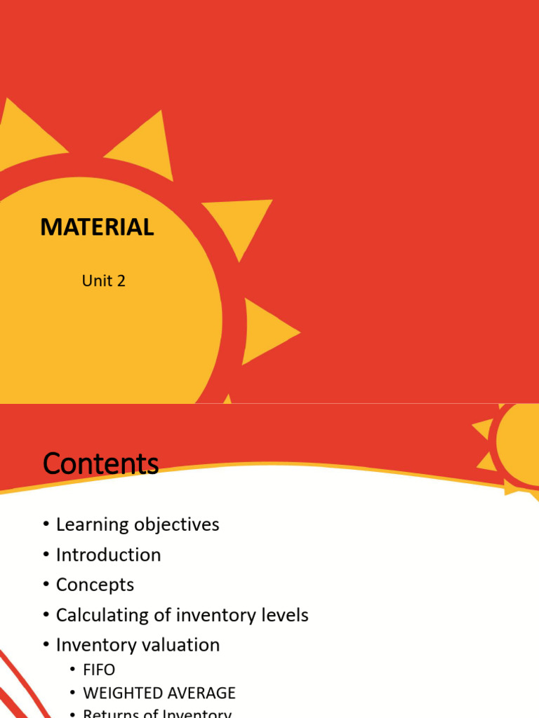 Inventory Management and Valuation Guide | PDF | Inventory | Lean ...