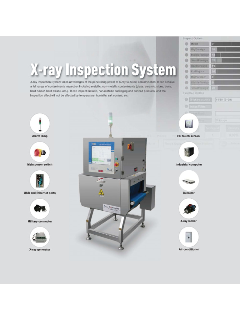 TXR Series X Ray Inspection Systems | PDF