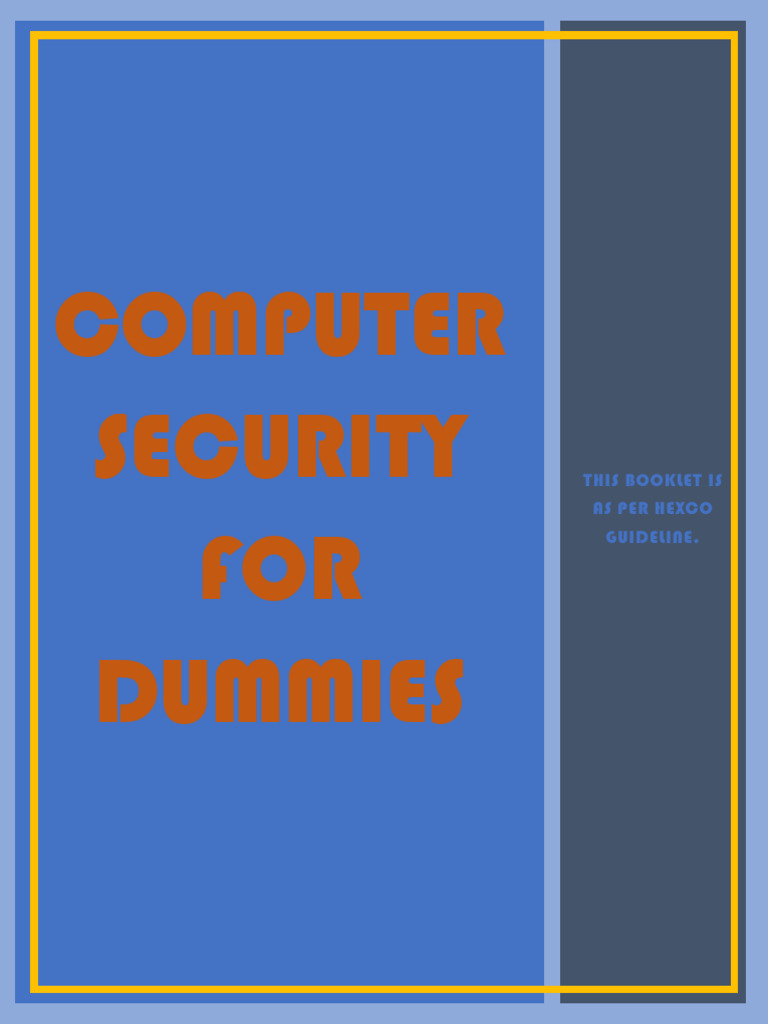 Computer Security Essentials Guide | PDF | Encryption | Security