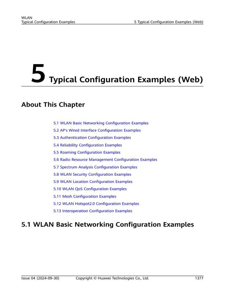 01-05 Typical Configuration Examples (Web) | PDF | Computer Network ...
