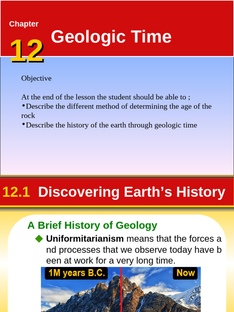 Geologic Time 1 | PDF | Geology | Geologic Time Scale