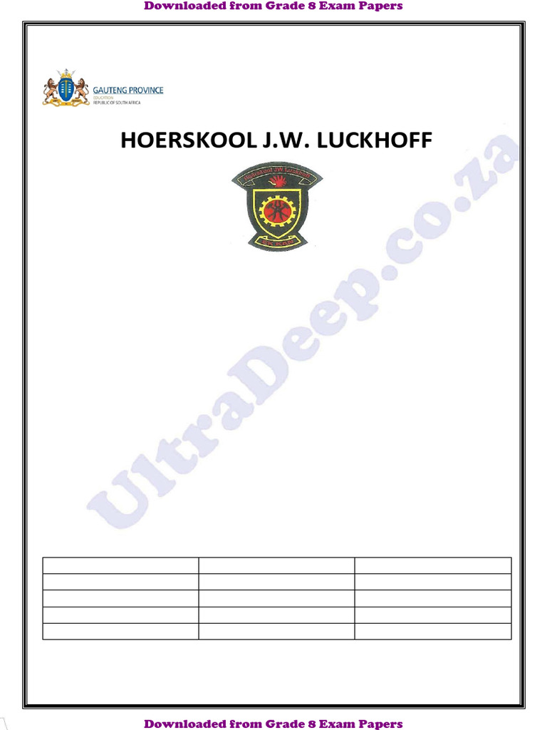Grade 8 English Exam Paper 2024 | PDF | Association Football | Sports