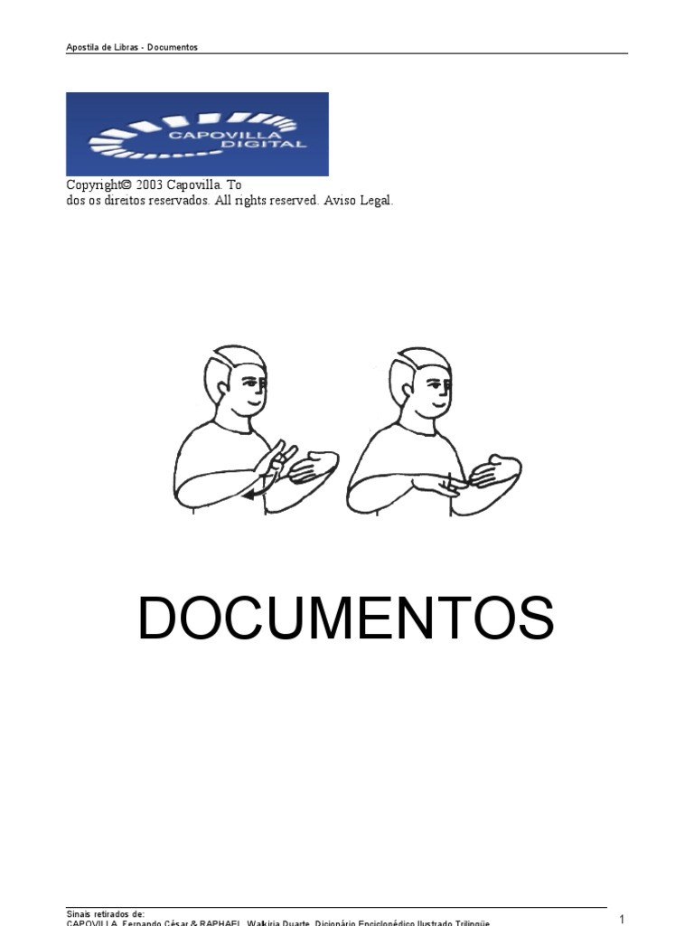 Apostila Documentos - LIBRAS