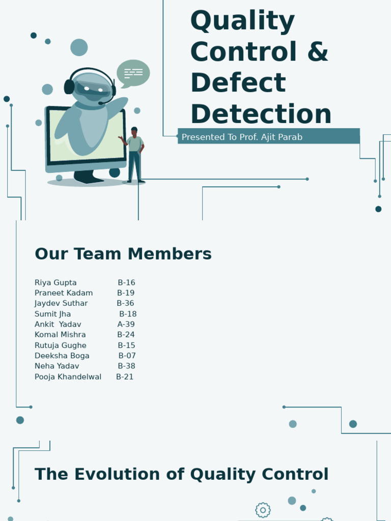 Ai Tools in Quality Control & Detect Detection | PDF