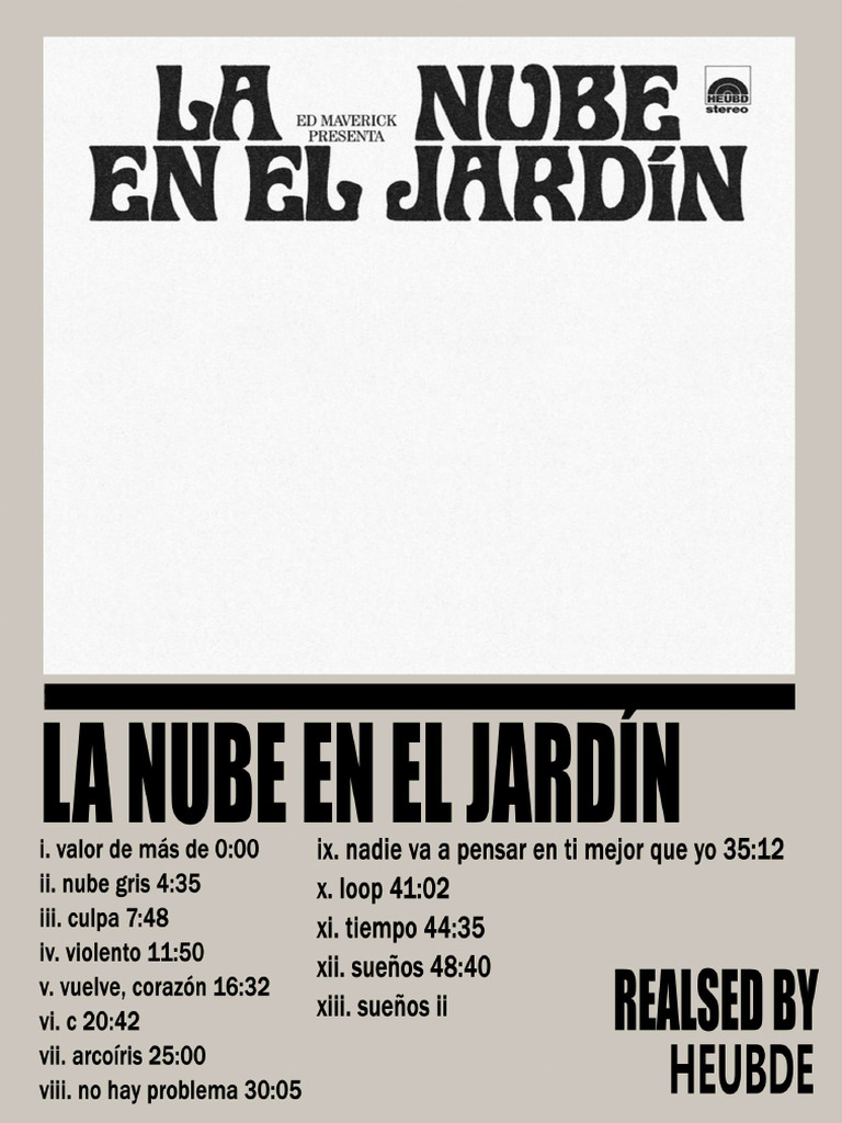 Ed Maverick. La Nube en El Jardín | PDF
