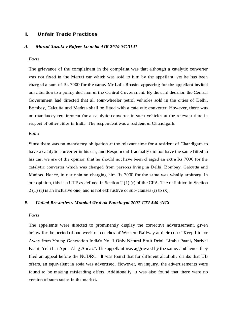 Consumer Law Cases | PDF | Cola | Pepsi