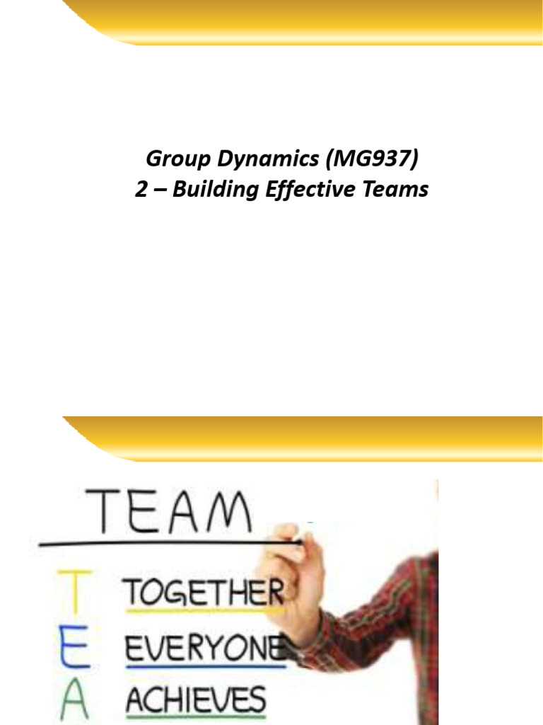 Effective Team Building Strategies | PDF | Communication | Creativity