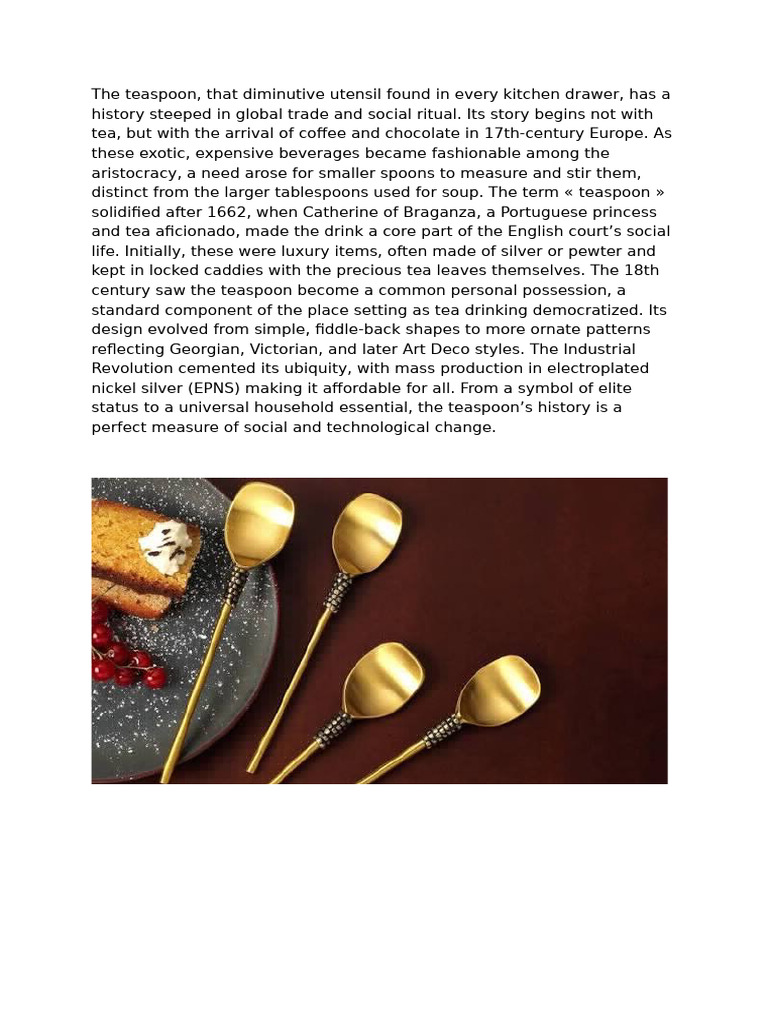 Tea Spoon | PDF