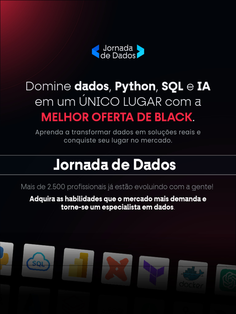 Jornada de Dados: Aprenda Python e SQL | PDF | Inteligência artificial ...