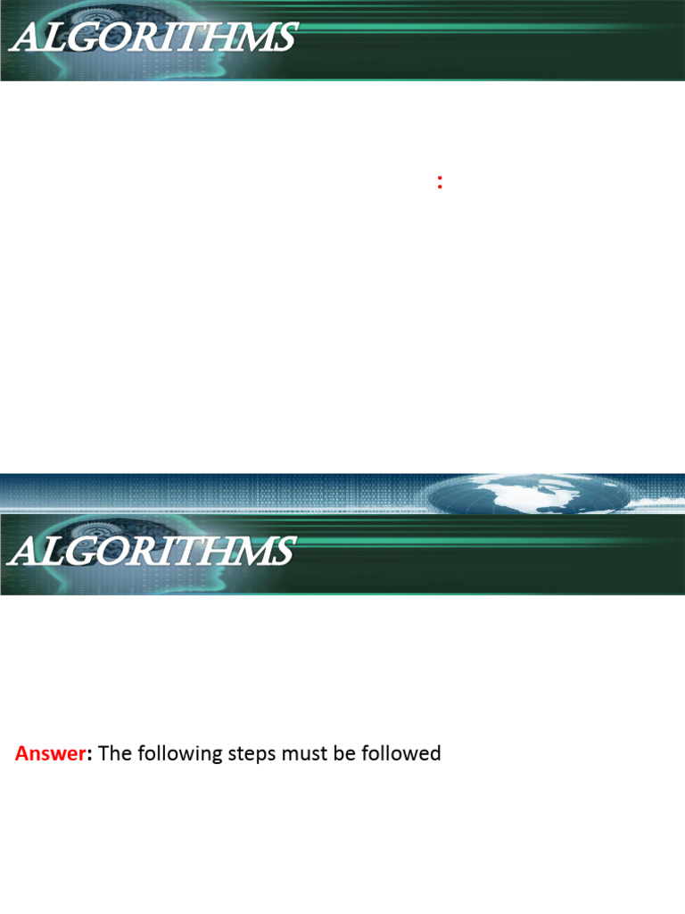 Part1 Chapter 2 | PDF | Algorithms | Area