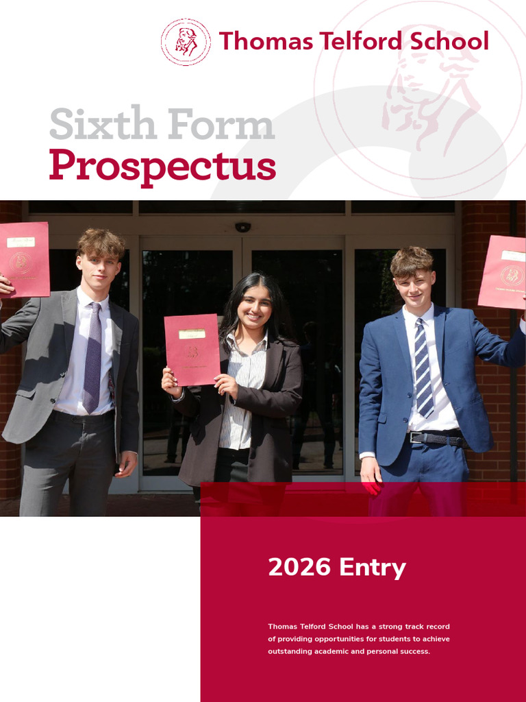 Thomas Telford Sixth Form Prospectus | PDF