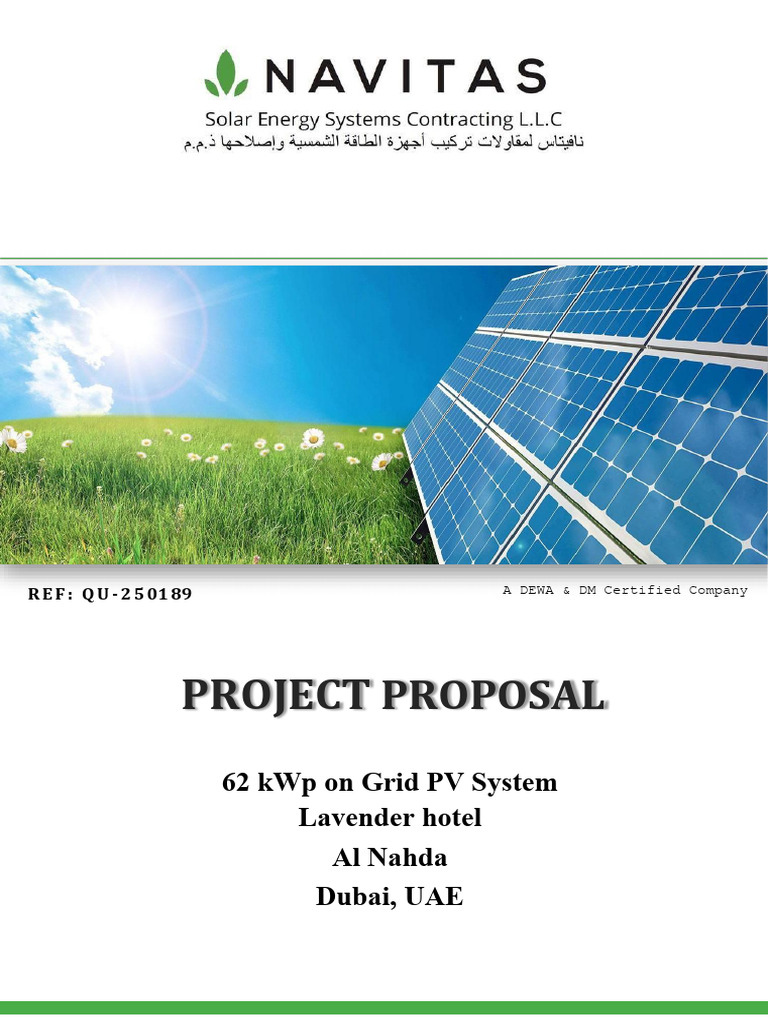 62 kWp Solar Proposal for Lavender Hotel | PDF | Solar Power ...