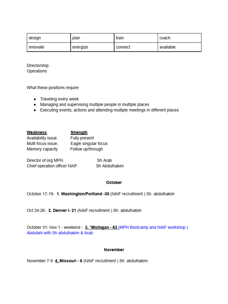Planning Doc | PDF