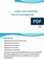 Trabalho - Teoria Contingencial