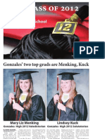 Gonzales Cannon 2012 Graduation Special Section