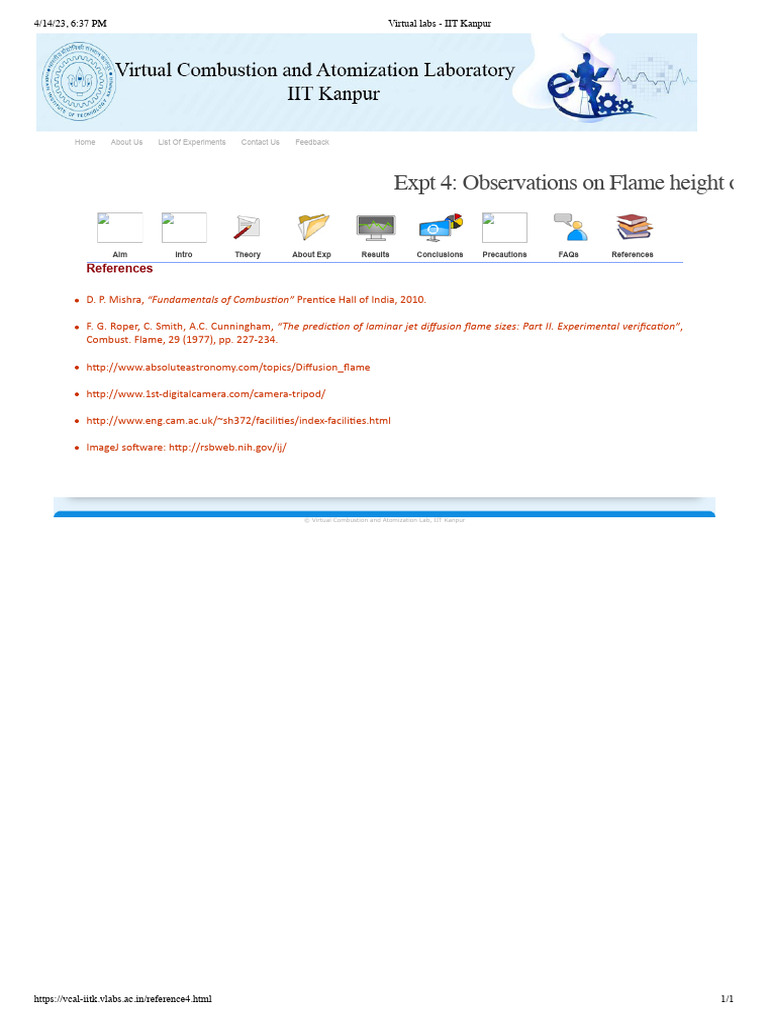 8 Virtual Lab References | PDF