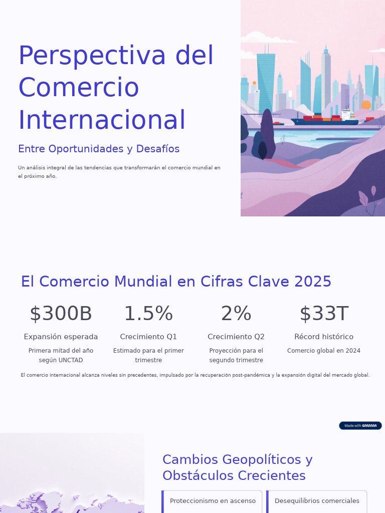 Perspectiva Del Comercio Internacional | PDF | Comercio | Sustentabilidad