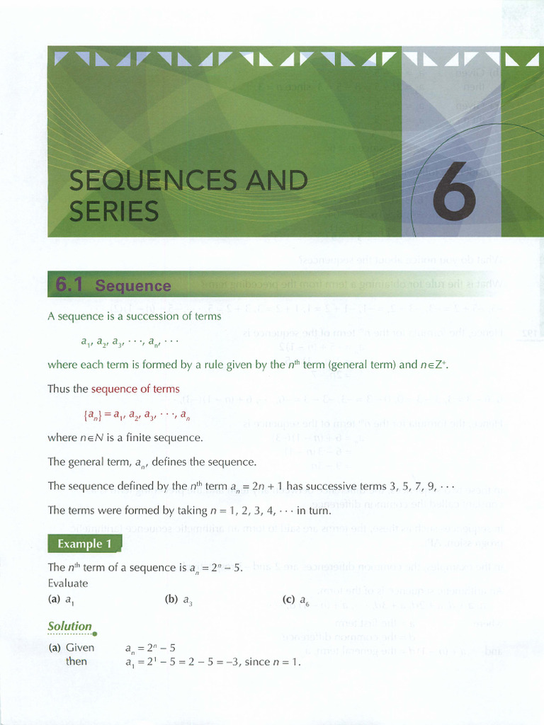 Sequences and Series | PDF