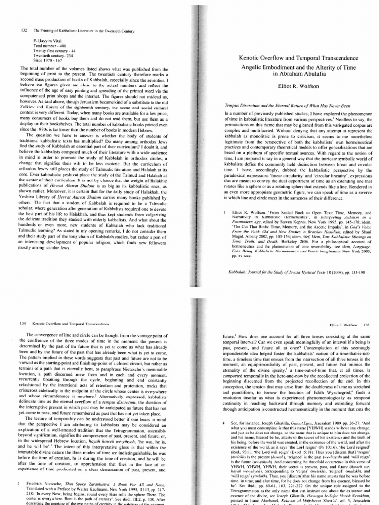 Kenotic Overflow and Temporal Transcende | PDF