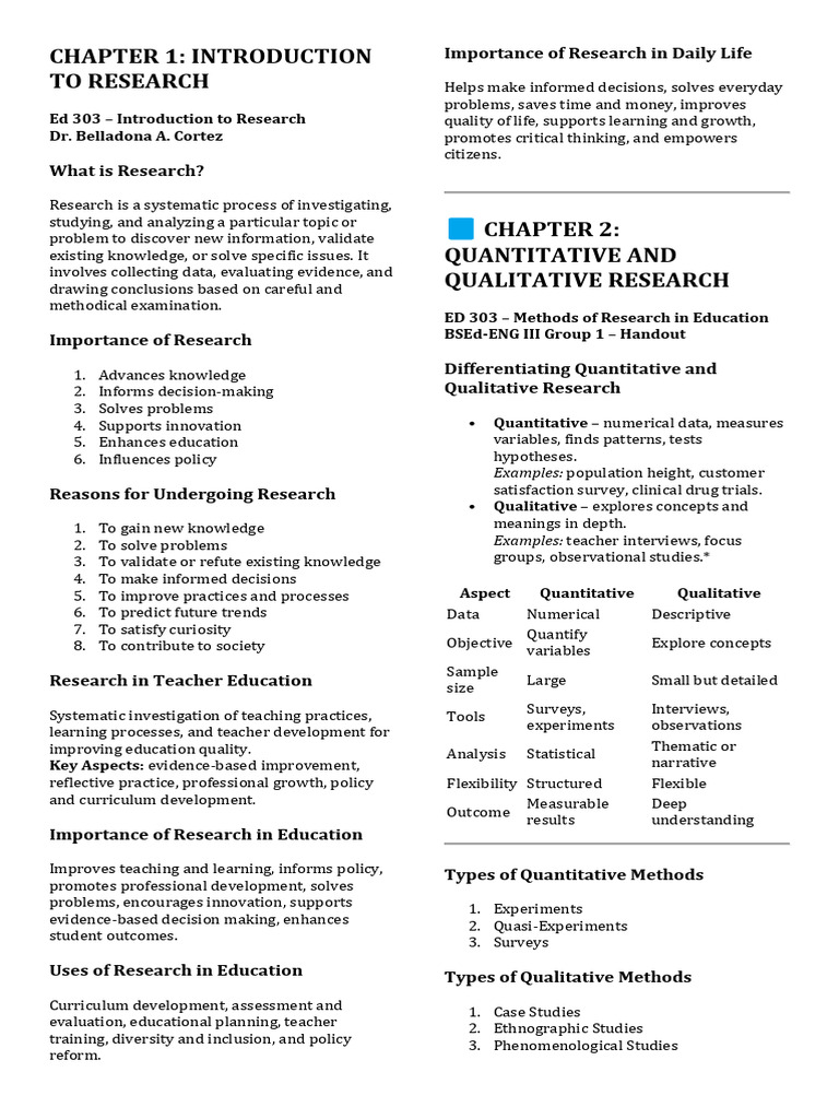 Introduction to Research Methods in Education | PDF | Methodology ...