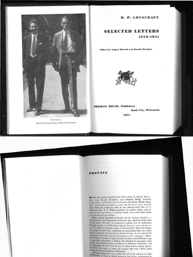 Select Letters Lovecraft | PDF
