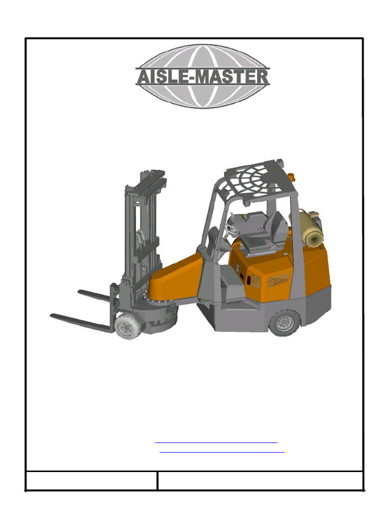 Aisle-Master Models 20 & 44 Parts Manual | PDF | Steering | Carburetor
