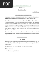 Blunt and Sharp Force Injury Classifications | PDF | Medical ...