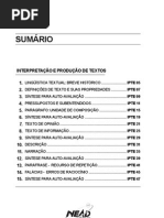 apostila de interpretaçao e produçao de texto