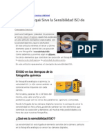 Sensibilidad ISO