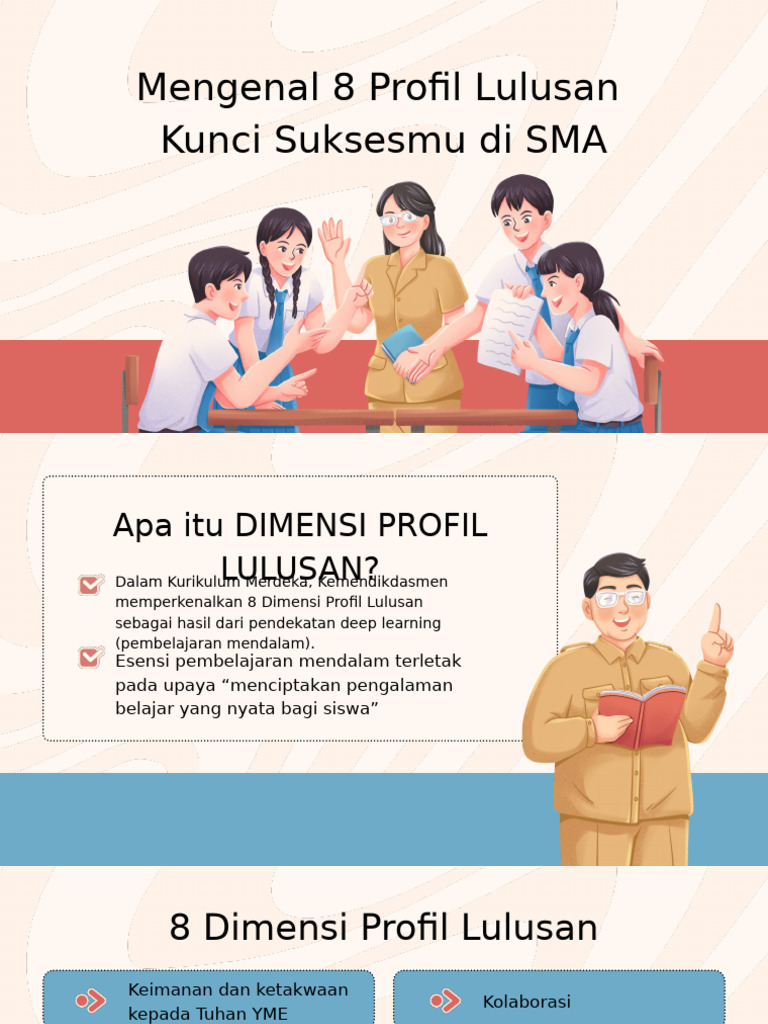 8 Dimensi Profil Lulusan SMA | PDF