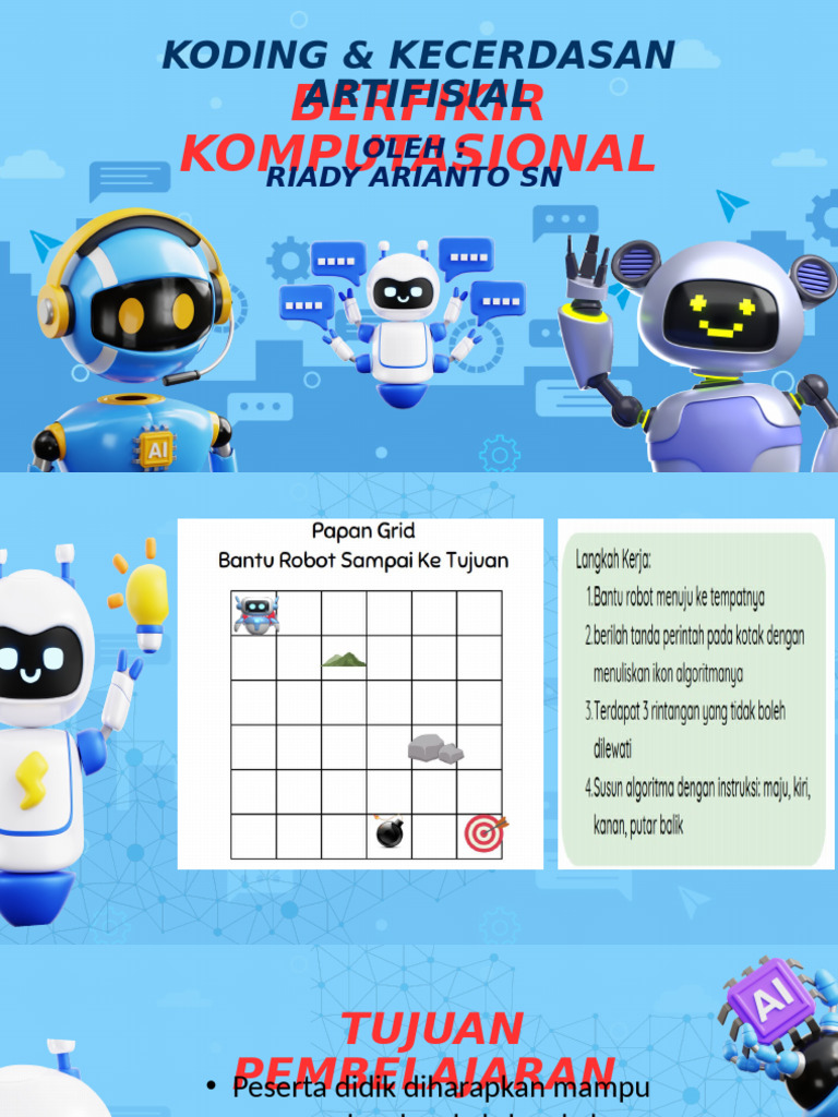 Bahan Ajar Berfikir Komputasional Riady | PDF