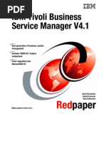 IBM Tivoli Business Service Manager V4.1 Redp4288